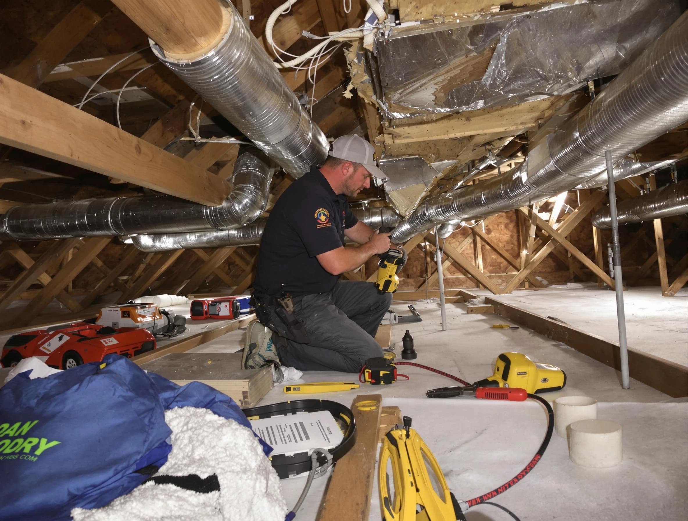 Professional air duct repair by Murfreesboro Air Duct Cleaning in Murfreesboro