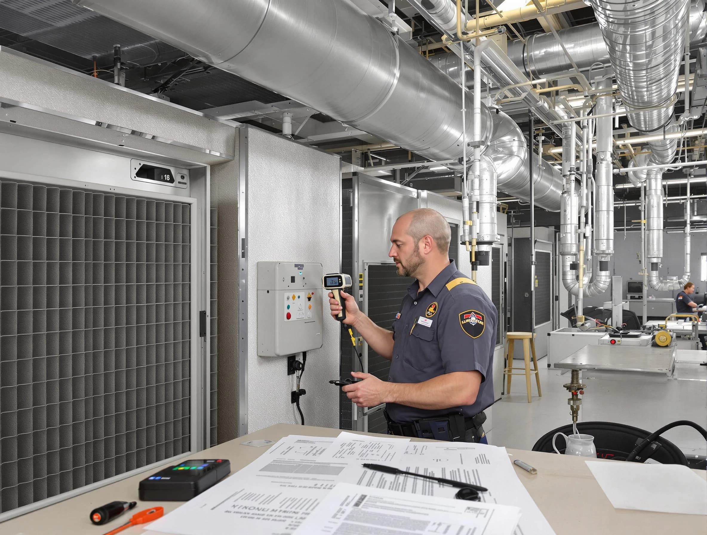 Professional filter system inspection by Murfreesboro Air Duct Cleaning in Murfreesboro