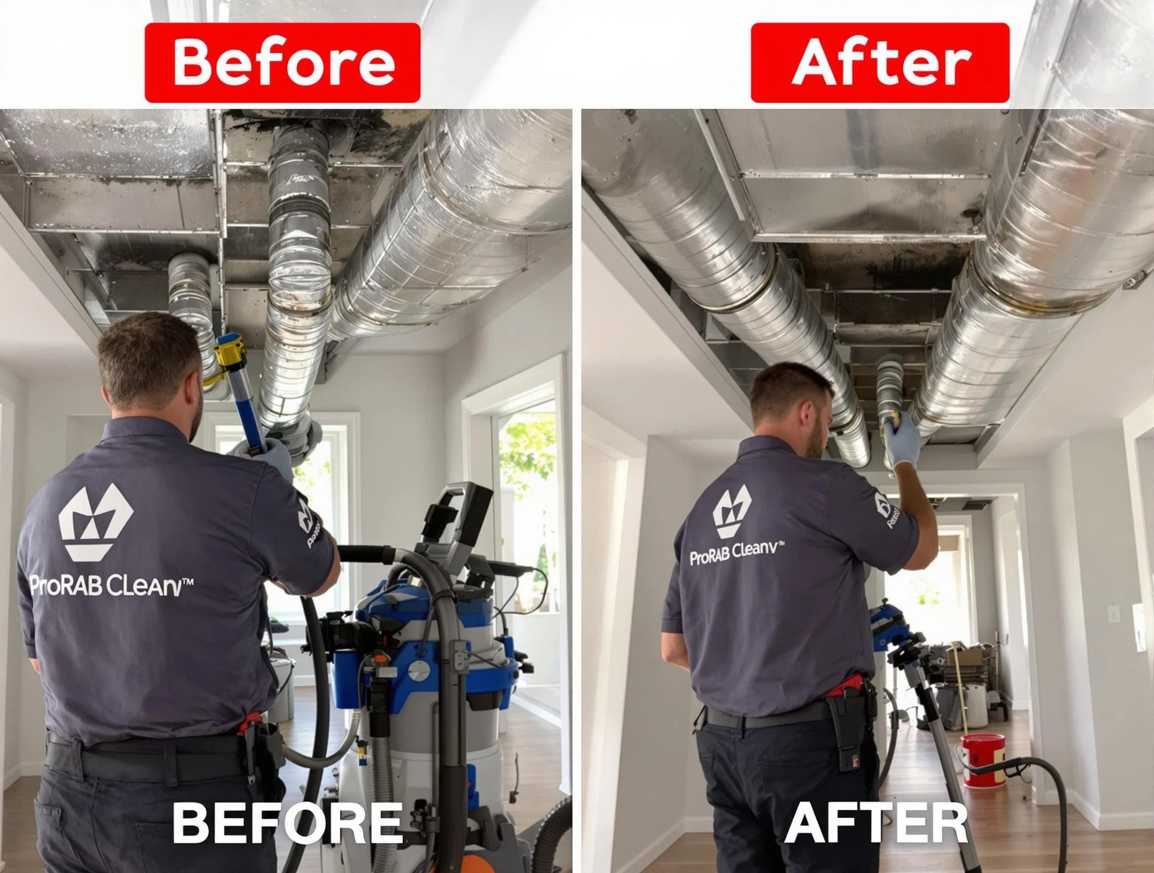 Murfreesboro Air Duct Cleaning expert performing thorough residential duct cleaning in a Murfreesboro home