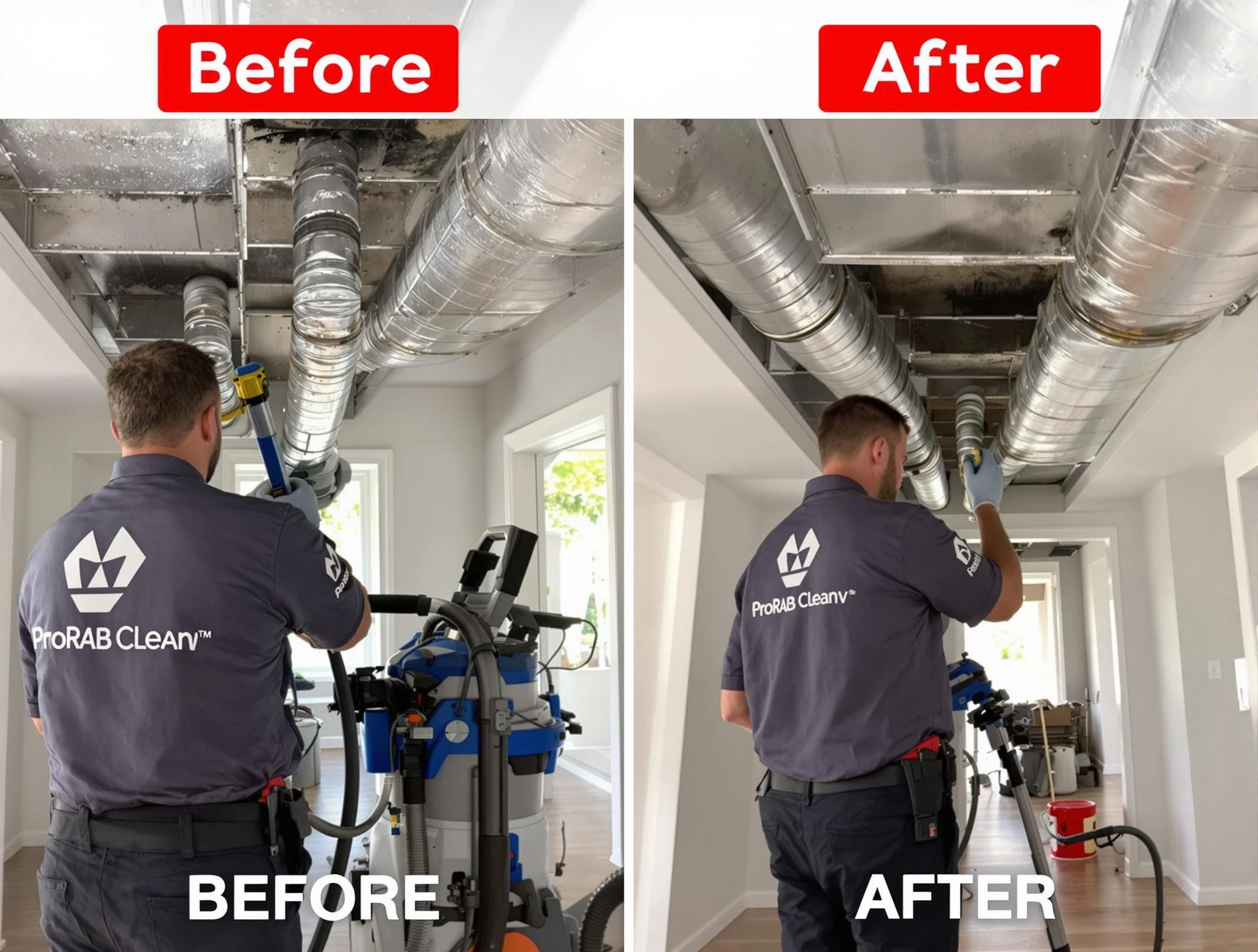 Murfreesboro Air Duct Cleaning expert performing thorough residential duct cleaning in a Murfreesboro home